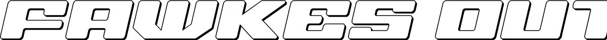 Fawkes Outline Italic