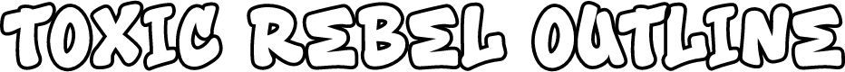 Toxic Rebel Outline Outline