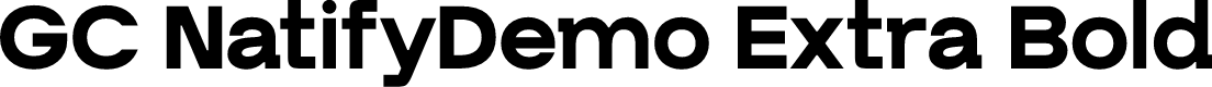 GC NatifyDemo Extra Bold