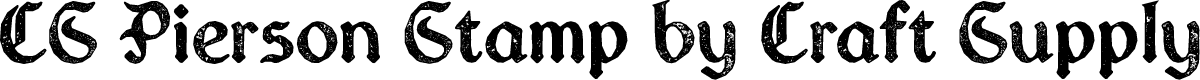 CS Pierson Stamp Regular Demo