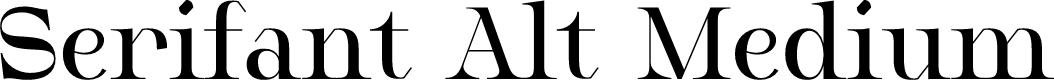 Serifant Alt Demo Medium