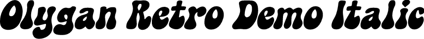 Olygan Retro Demo Italic
