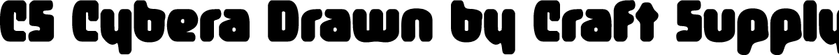CSCyberaDrawn-Regular Demo