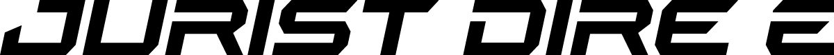 Jurist Dire Expanded Italic