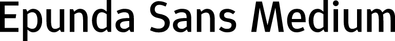 Epunda Sans Medium