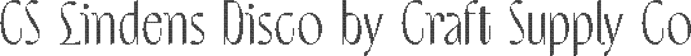 CSLindensDisco-Regular Demo
