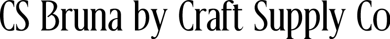 CS Bruna Regular Demo