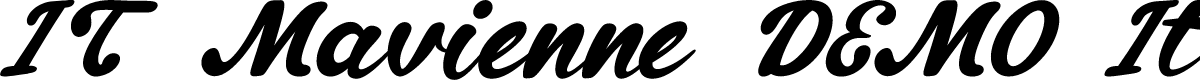 IT Mavienne DEMO Italic