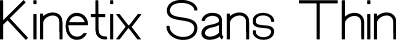 Kinetix Sans Thin