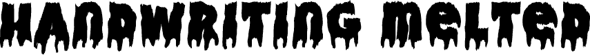 Handwriting Melted