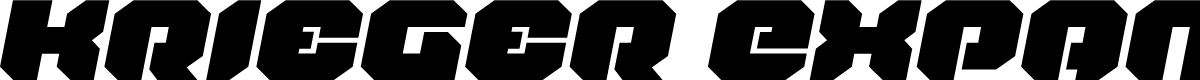 Krieger Expanded Italic