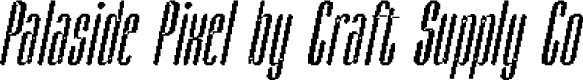 PalasidePixel-Regular Demo