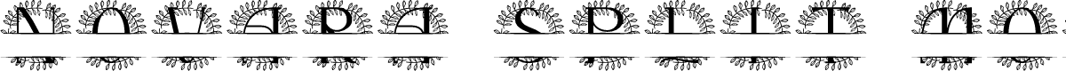 Novara Split Monogram