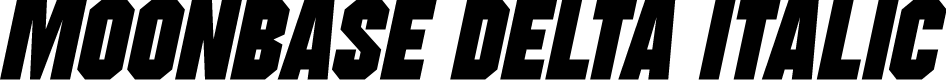 Moonbase Delta Italic