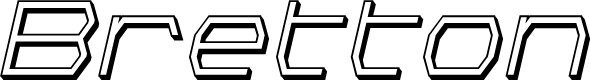 Bretton 3D Italic