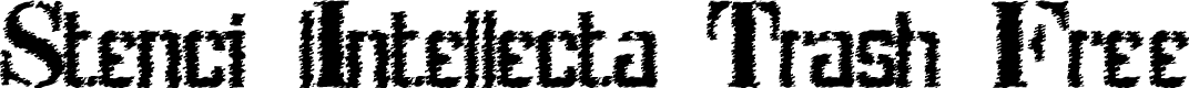 Stenci lIntellecta Trash Free