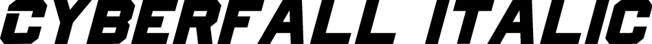Cyberfall Italic