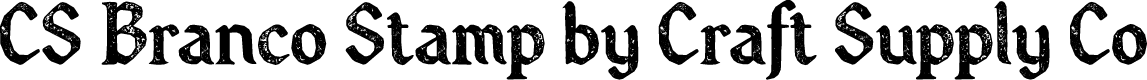 CS Branco Stamp Regular Demo
