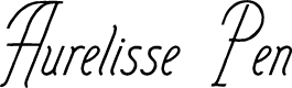 Aurelisse Pen Regular Demo
