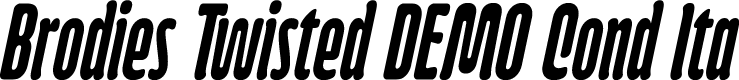Brodies Twisted DEMO Cond Ita