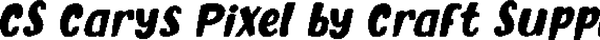 CS Carys Pixel Regular Demo