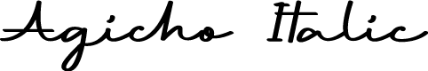 Agicho Italic