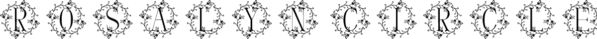 Rosalyn Circle Monogram