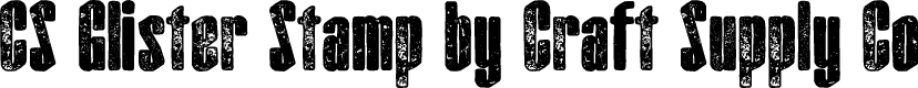 CS Glister Stamp Regular Demo