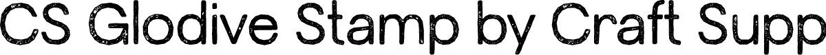 CS Glodive Stamp Regular Demo