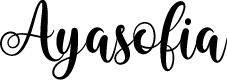 Ayasofia script regular