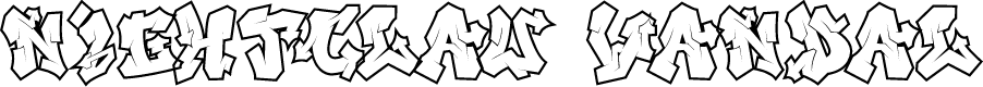 Nightclaw Vandal Outline Outline