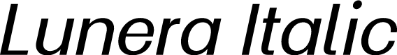 Lunera Italic