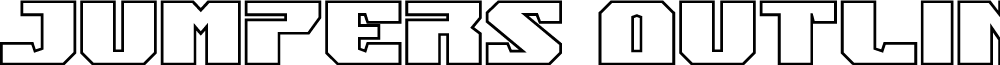 Jumpers Outline