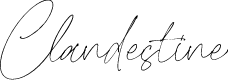 Clandestine Script Regular Demo
