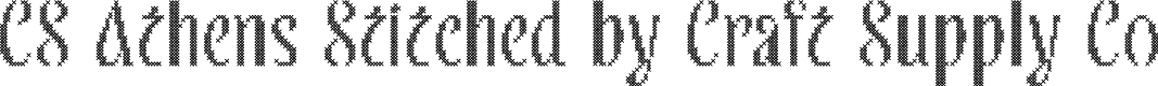 CS Athens Stitched Regular Demo