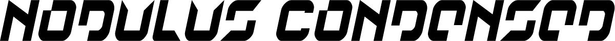 Nodulus Condensed Italic