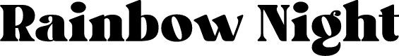 Rainbow Night Personal Use Only