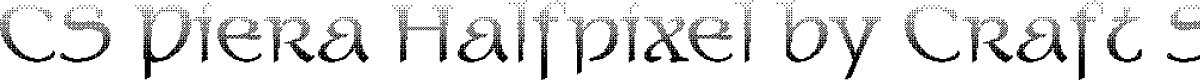 CS Piera Halfpixel Font - Free Download