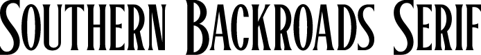 Southern Backroads Serif Demo R