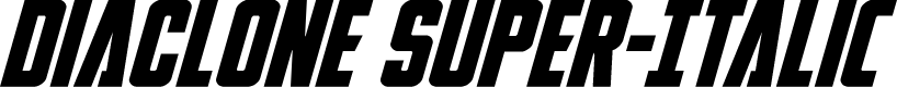 DiaClone Super-Italic