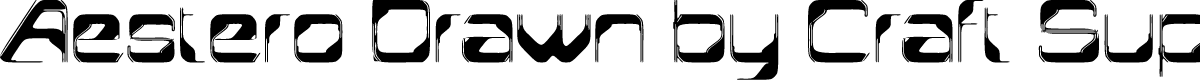 Aestero Vintage Demo Drawn