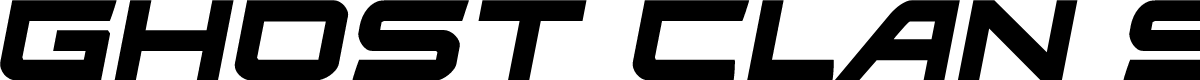 Ghost Clan Semi-Italic