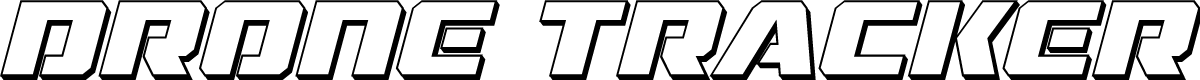 Drone Tracker 3D Italic