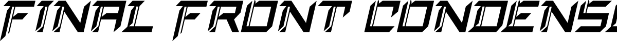 Final Front Condensed Italic