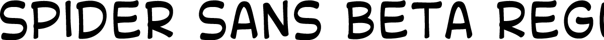 Spider Sans Beta Regular