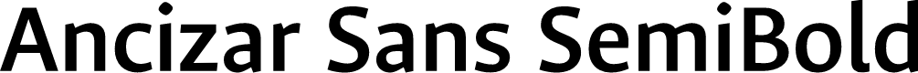 Ancizar Sans SemiBold