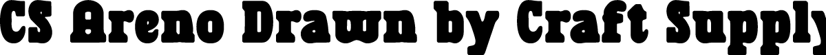 CSArenoDrawn-Regular Demo