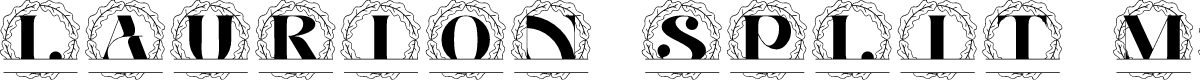 Laurion Split Monogram