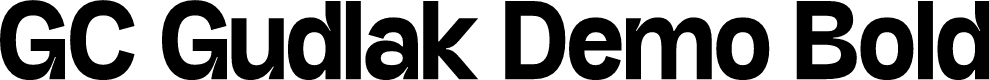 GC Gudlak Demo Bold
