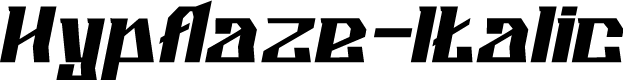 Hypflaze-Italic
